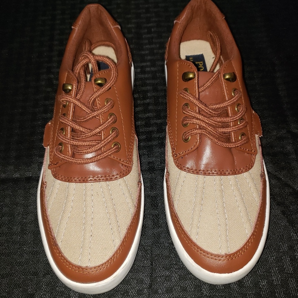NWOT! POLO Boat Shoes (Big Boys)